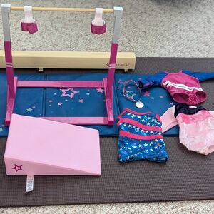 American Girl Gymnastics Set